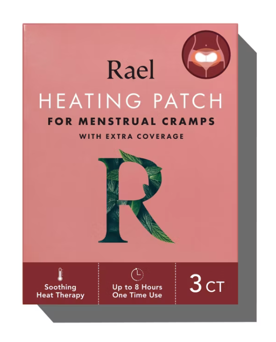 Rael Heating Patches (For Menstrual Cramps, 3 count)